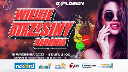 Explosion. Przyjdź na wielkie otrzęsiny!