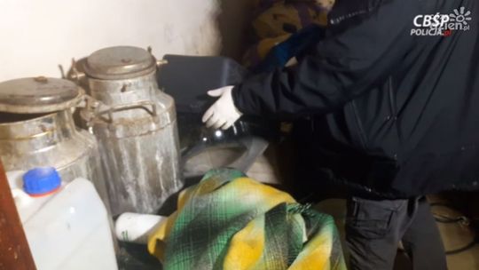 Fabryka amfetaminy pod Radomiem zlikwidowana [WIDEO]