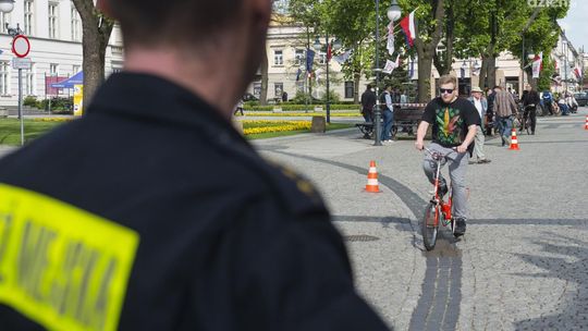 Fotoradar na deptaku - kontrola rowerzystów