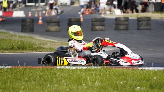 Franciszek Bal widowiskowo wraca na tor kartingowy
