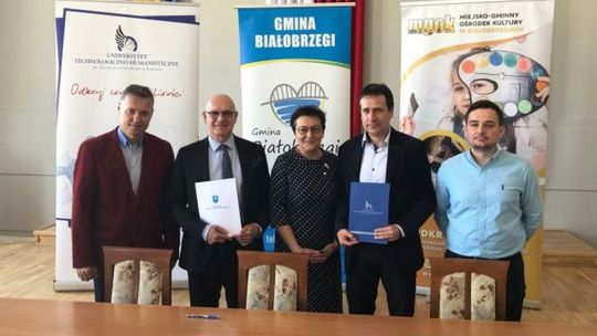 Gmina Białobrzegi oraz UTH w Radomiu będą współpracować