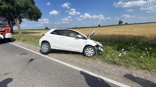 Gmina Pionki. Zderzenie dwóch samochodów