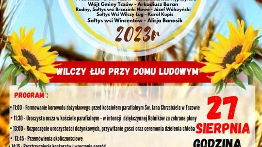 Gmina Tczów zaprasza na dożynki