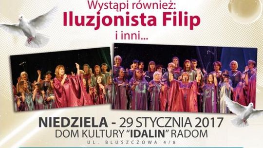 Gospel Radom i inni charytatywnie dla Michała