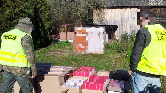 GRÓJEC. Nielegalne papierosy przechwycone