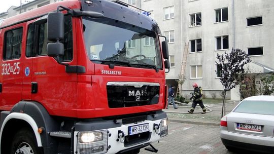 Groźny pożar na ulicy Rapackiego! (AKTUALIZACJA)