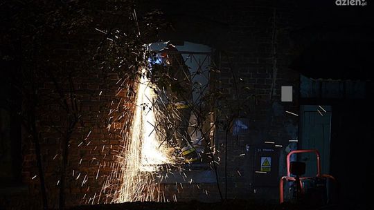 Groźny pożar na Waryńskiego! Zobacz zdjęcia