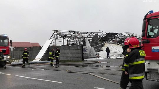 Groźny pożar na Witosa