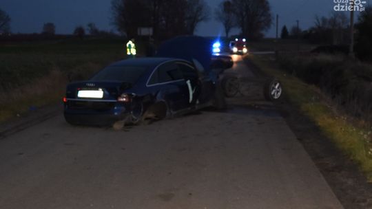 Groźny wypadek w Wielgiem. Sprawca był pijany