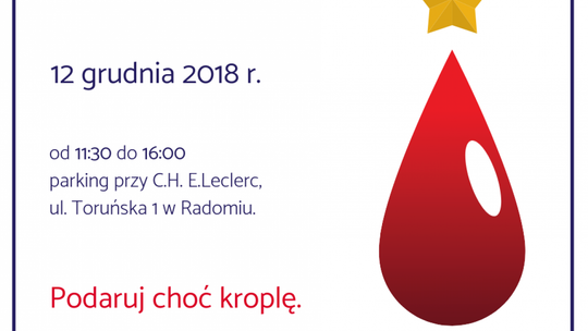 Gwiazdkowa zbiórka krwi już w środę