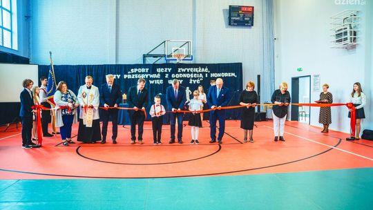 Hala przy Publicznej Szkole Podstawowej w Młodocinie Mniejszym oficjalnie otwarta