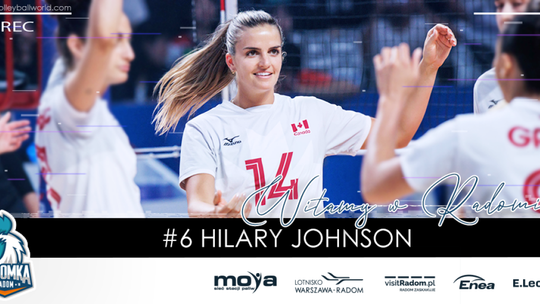Hilary Johnson zamknęła kadrę Moya Radomki Radom na sezon 2023/24