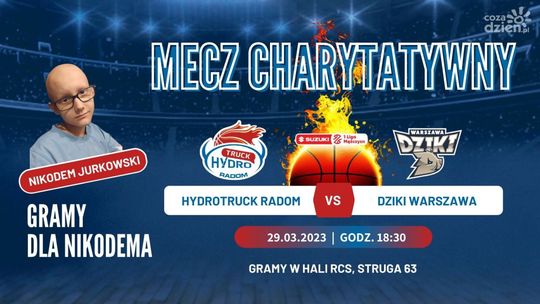 HydroTruck Radom zaprasza na hit kolejki
z Dziki Warszawa. Koszykarze zagrają dla Nikosia