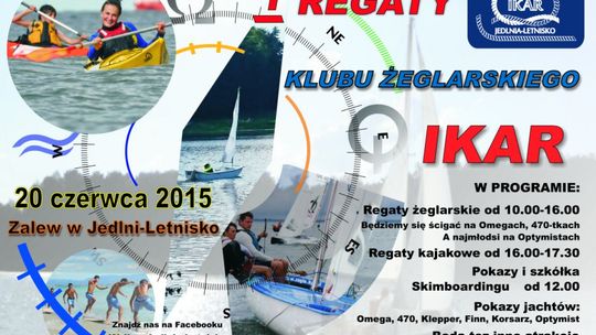 I Regaty Żeglarskie w Jedlni - Letnisko