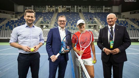 Iga Świątek odebrała gratulacje od Radosława Witkowskiego i Kamila Bortniczuka (zdjęcia)