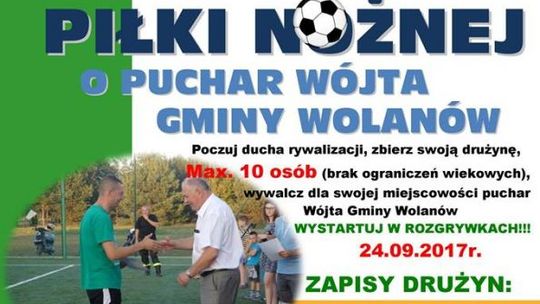 II Turniej Piłki Nożnej o Puchar Wójta Gminy Wolanów