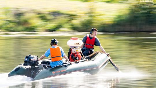 Iłża. Kolejny etap prac związanych z oczyszczaniem zbiornika