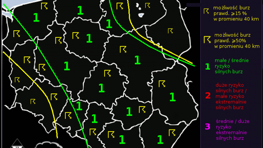 IMGW ostrzega: burze w regionie radomskim