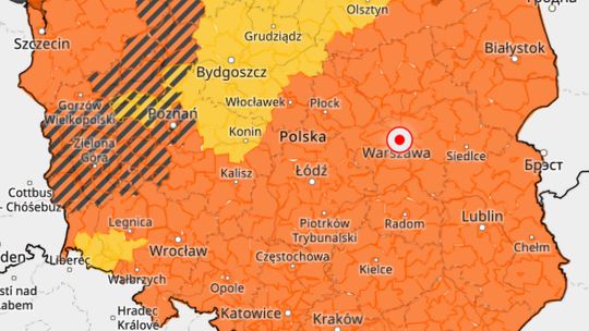 IMGW ostrzega: burze z gradem i silny wiatr oraz upał w regionie