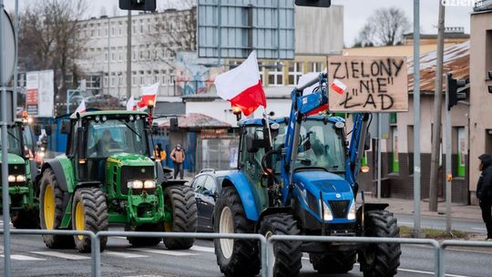 Informacje. Kolejny protest rolników