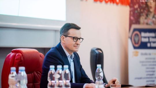 Informacje. Mateusz Morawiecki w Radomiu