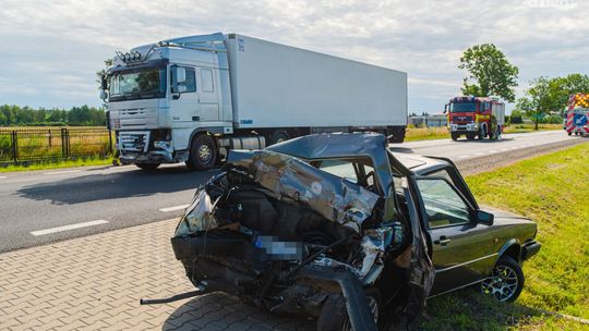Informacje. Poważny wypadek na DK 12