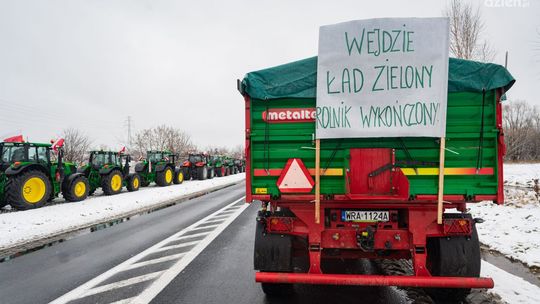 Informacje. Protest rolników w Radomiu i regionie