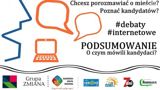 Internetowe debaty radnych - podsumowanie