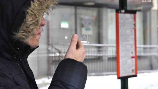 INTERWENCJE: Palący problem na przystanku