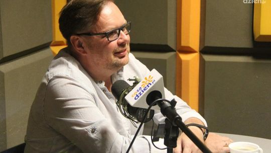 Jacek Grzywacz - rozmowa w studiu lokalnym Radia Rekord