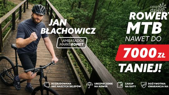 Jan Błachowicz poleca rowery kultowej marki ROMET - wybrane modele nawet do -50% taniej w sklepie PROROWERY Radom.