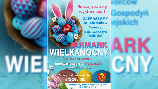 Jarmark Wielkanocny w Jedlni-Letnisku. Trwają zapisy wystawców Jarmark Wielkanocny w Jedlni-Letnisku. Trwają zapisy wystawców