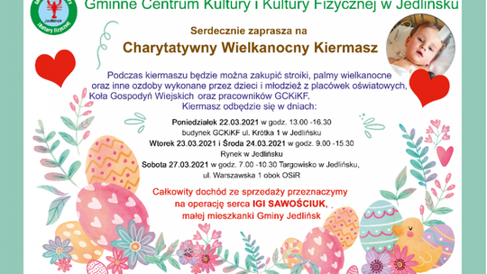 Jedlińsk: Kiermasz dla Igi