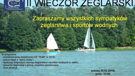 JEDLNIA-LET. II Wieczór żeglarski
