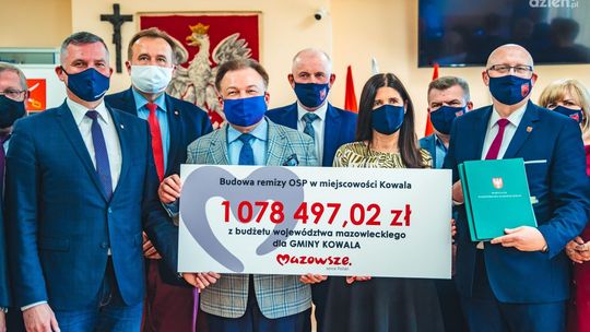 Jest dofinansowanie na budowę nowej remizy OSP w Kowali 