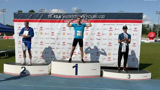 Jeszcze jeden medal dla RLTL Optima na MP U20. Kacper Jedynak z brązem