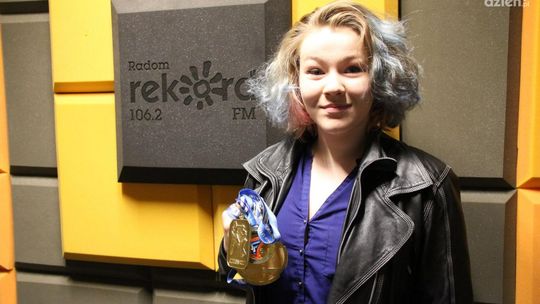 Joanna Gawryluk - rozmowa w studiu lokalnym Radia Rekord