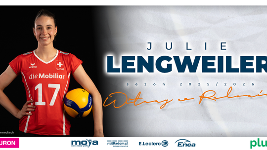 Julie Lengweiler pierwszą nową zawodniczką Moya Radomki Radom