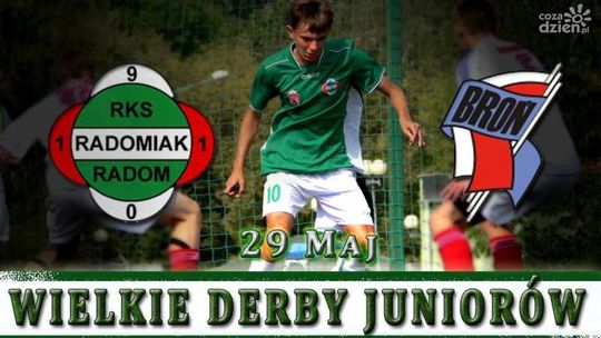 Juniorzy Radomiaka i Broni szykują się na derby!
