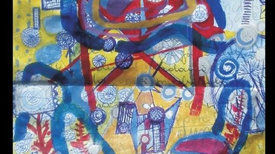 "Kartki z odzysku. Recycling pamięci. Dziennik malarski luty-marzec 2012"