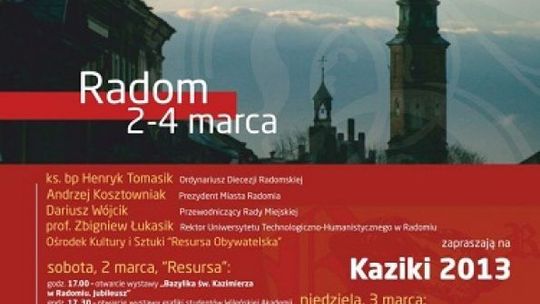 Kaziki 2013  startują 2 marca