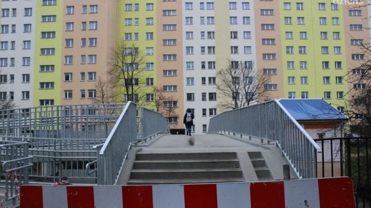 Kładka na Sandomierskiej wreszcie gotowa