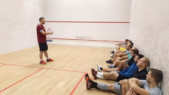 Klub Pop Gym gościł mistrza Polski w squashu. Ten przeprowadził Camp