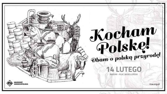 Kocham Polskę! Przyjdź i odbierz plakat w Radomiu