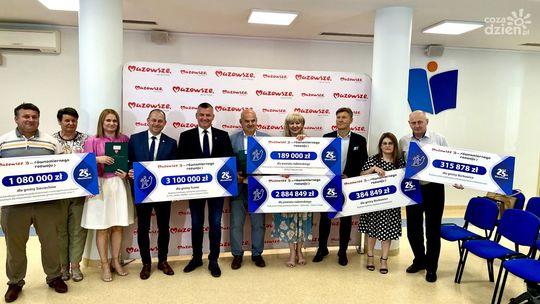 Kolejne inwestycje z dofinansowaniem samorządu województwa mazowieckiego