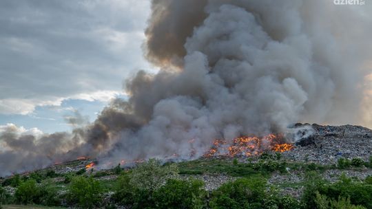 Kolejny pożar na wysypisku na Wincentowie
