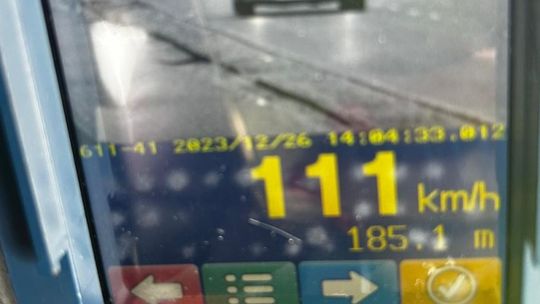 Kolejny raz przekroczył prędkość. Tym razem zapłaci podwójnie
