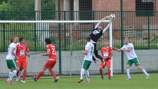 Kolejny sparing Zielonych. Porażka z Wisłą (VIDEO)