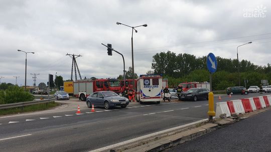 Kolizja w Jedlińsku. Utrudnienia w ruchu