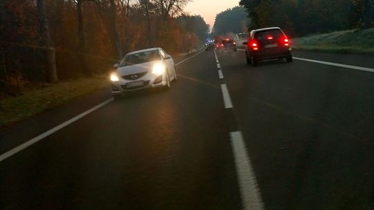 Kolizja w Kosowie. Kierowca zasnął za kierownicą 